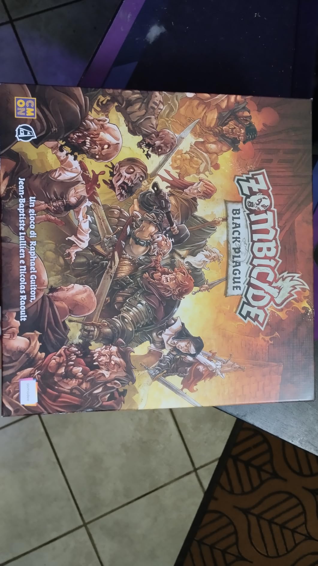 Asmodee Zombicide Black Plague gioco da tavolo vecchia versione
