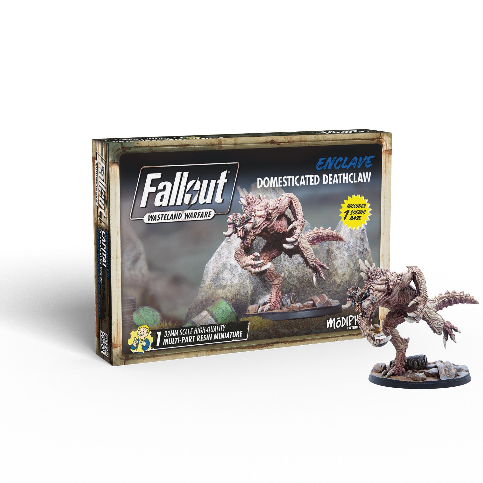 Modiphius Fallout Wasteland Warfare Domesticated Deathclaw miniatura