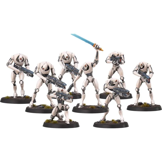 Five Parsecs Soulless miniature resina 32mm set 8 pezzi