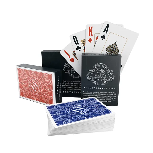 Cards&Co Carte da poker plastica 2 segni angolo jumbo