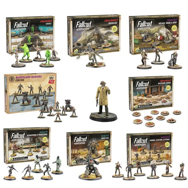 Modiphius Fallout Wasteland Warfare bundle miniature Rogue Raiders