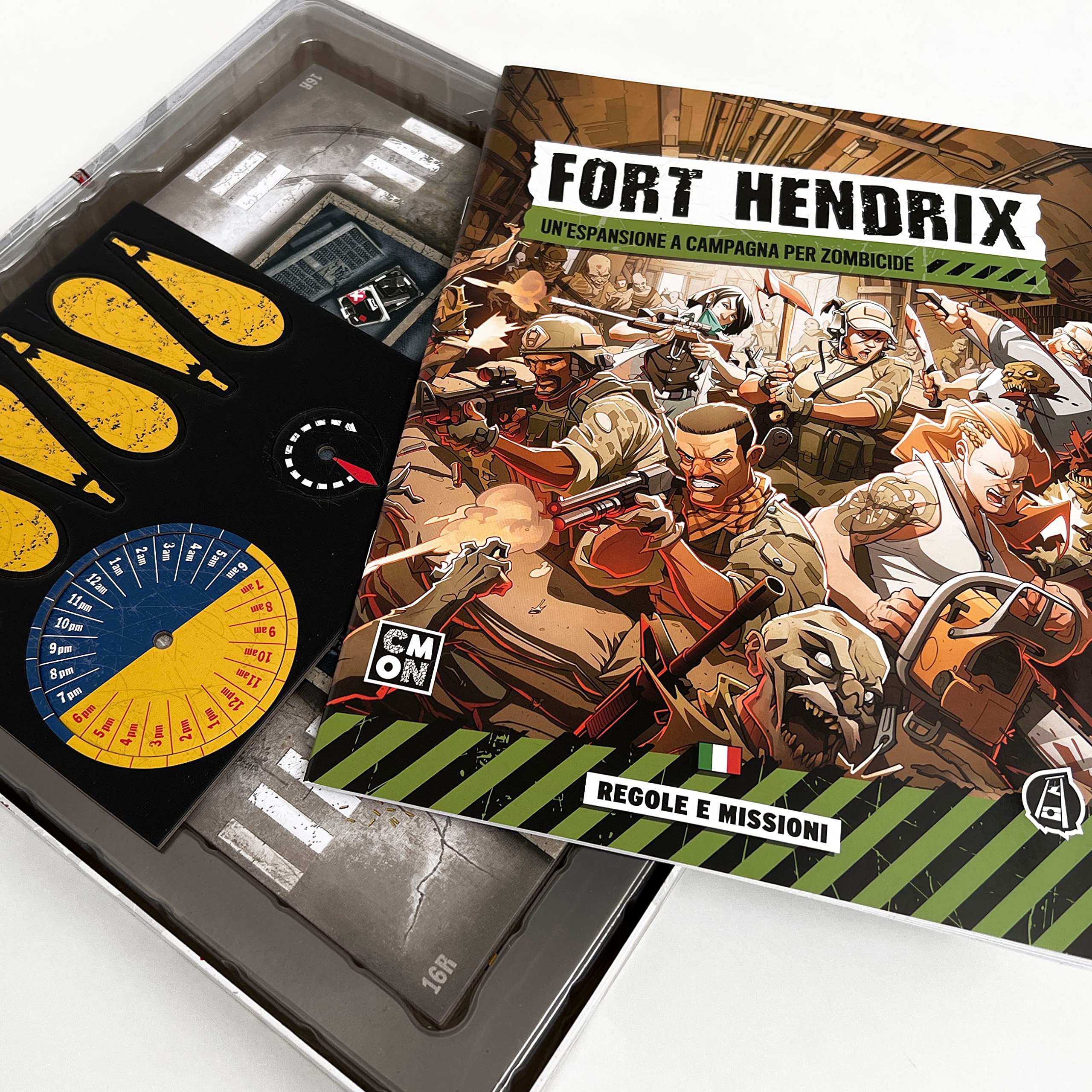 Asmodee Zombicide Fort Hendrix espansione gioco cooperativo