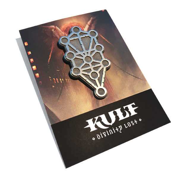 Modiphius KULT Divinity Lost Gamer Fan Pack borsa + spilla