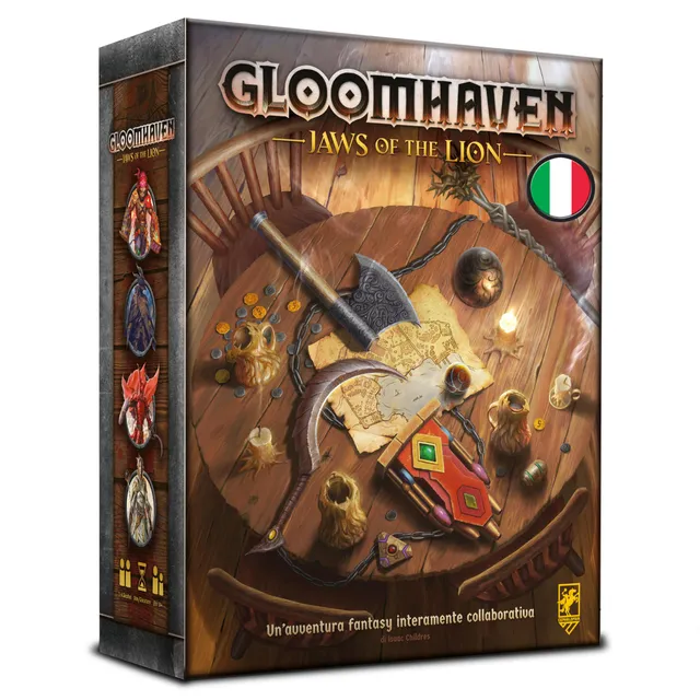 Asmodee Jaws of the Lion gioco collaborativo campagna fantasy