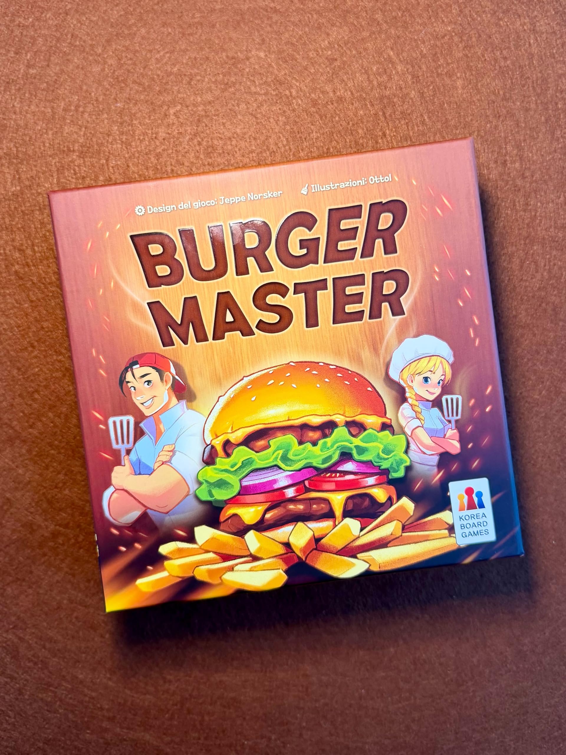Asmodee Burger Master gioco da tavolo edizione italiana 2-6 giocatori