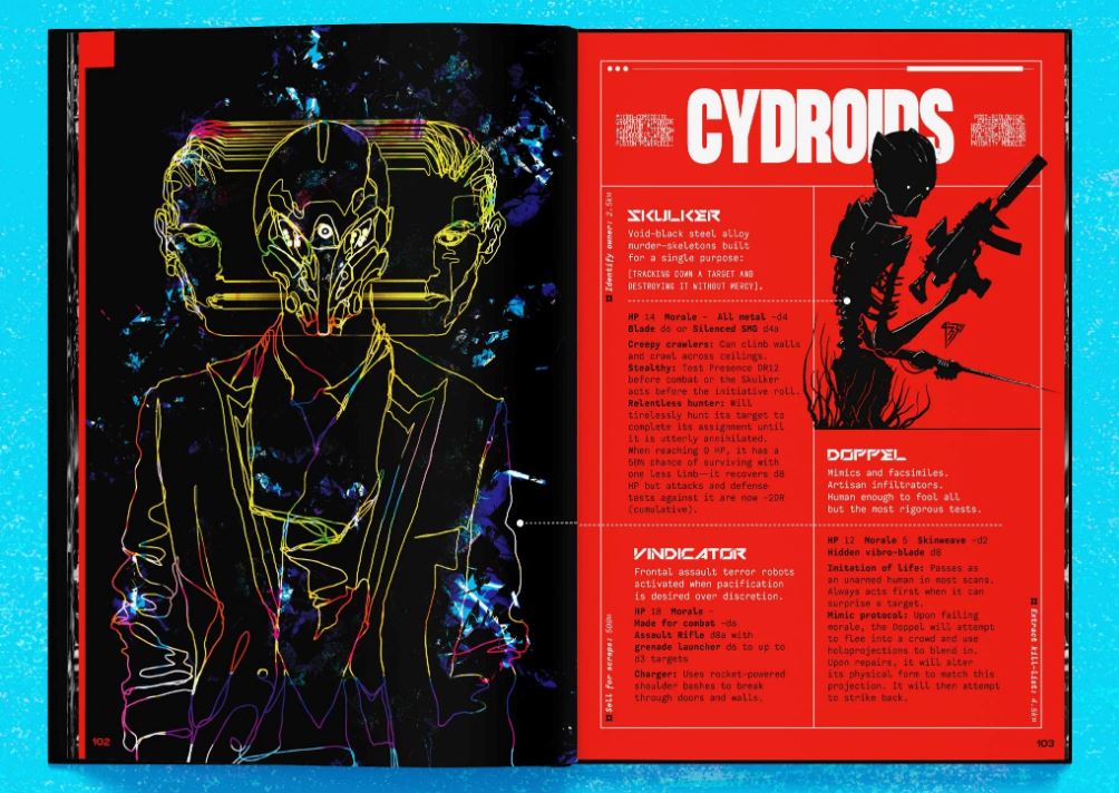Free League CY_BORG Standard Edition gioco di ruolo manuale cyberpunk