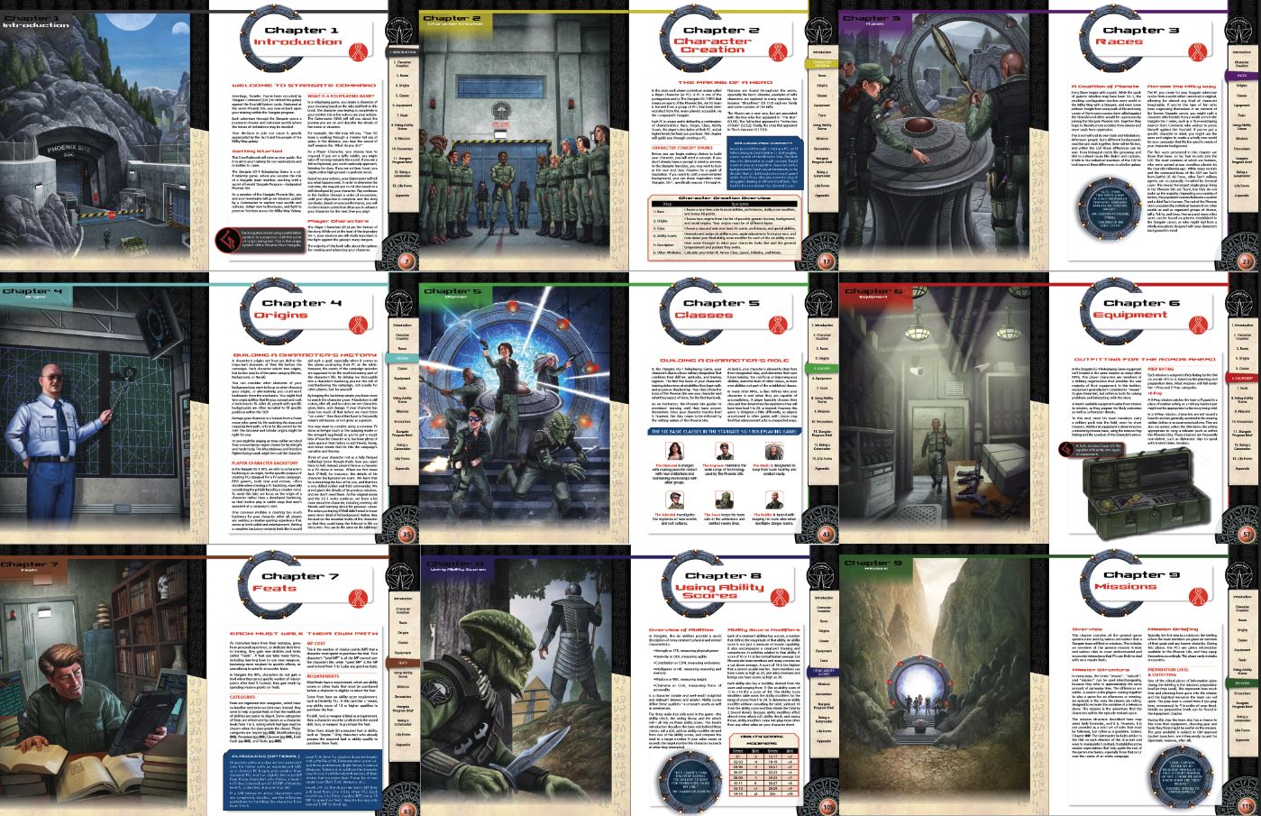 Modiphius Stargate SG-1 RPG manuale base gioco di ruolo