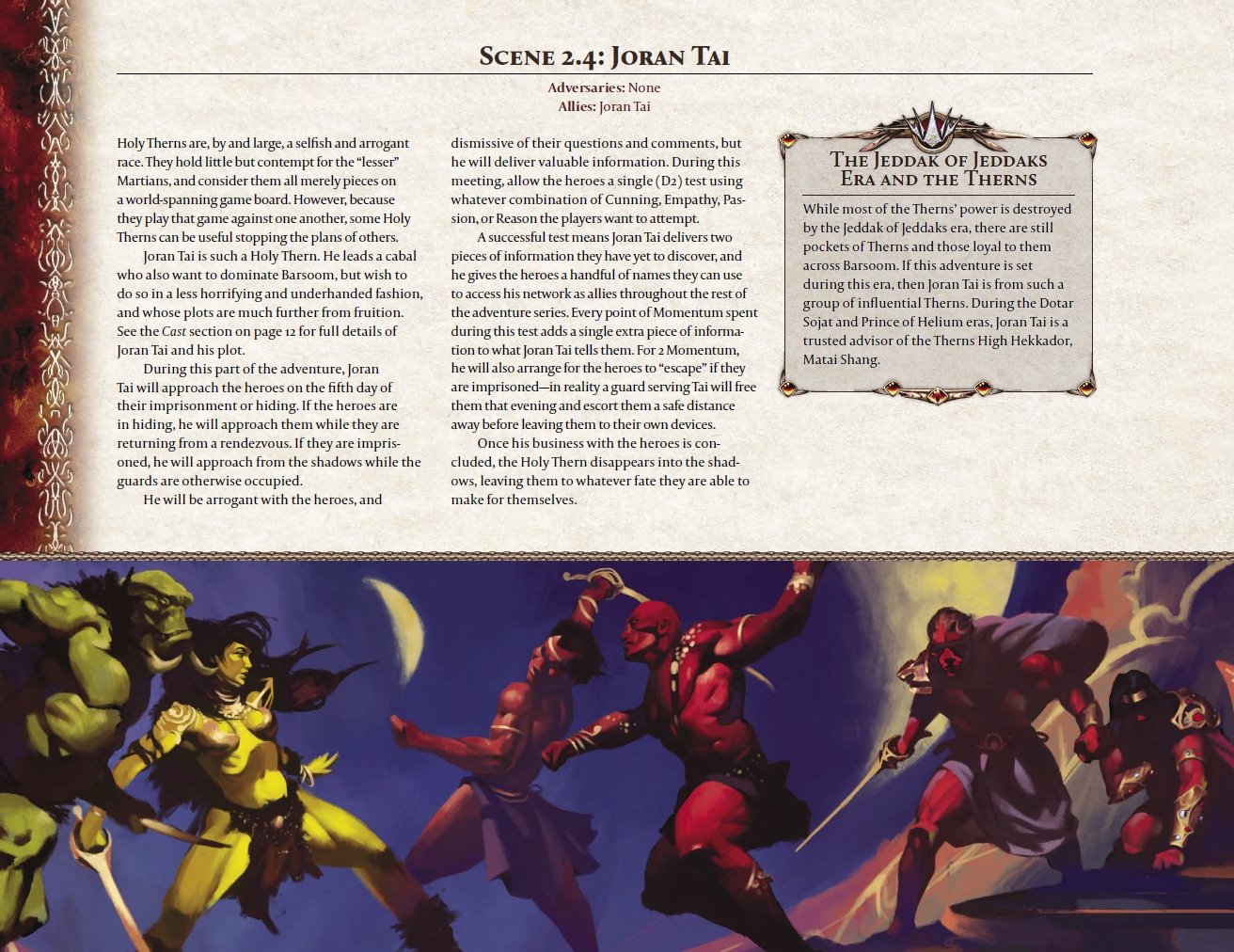 Modiphius John Carter Phantoms of Mars campagna PDF 128 pagine