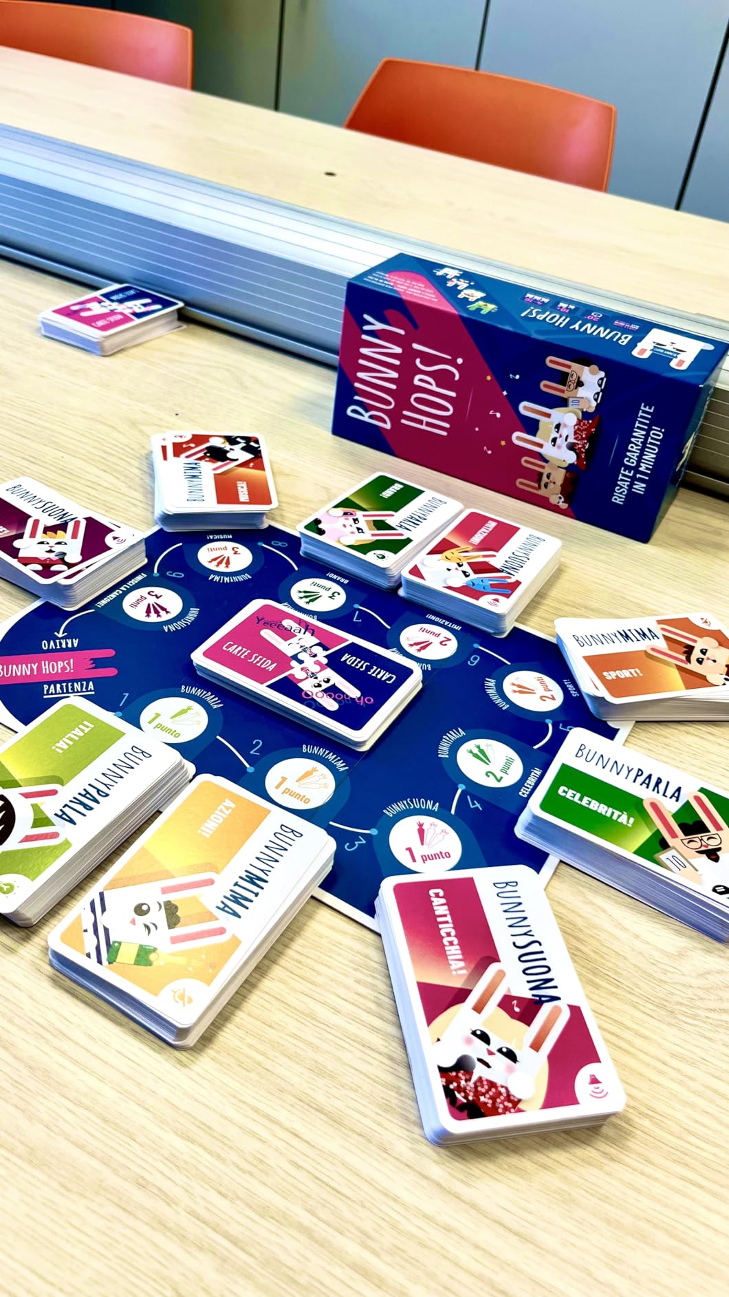 Asmodee Bunny Hops! gioco party 4-16 giocatori edizione italiana