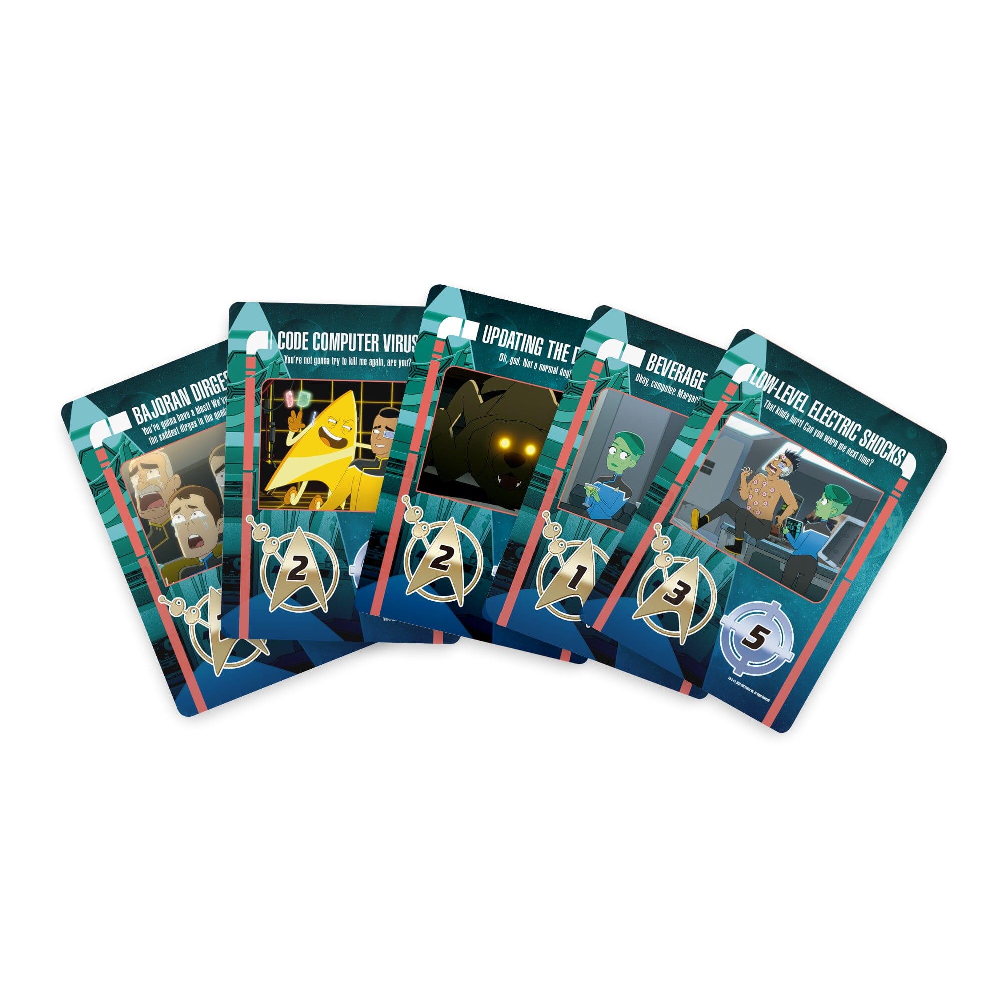 Modiphius Star Trek Lower Decks Buffer Time gioco di carte