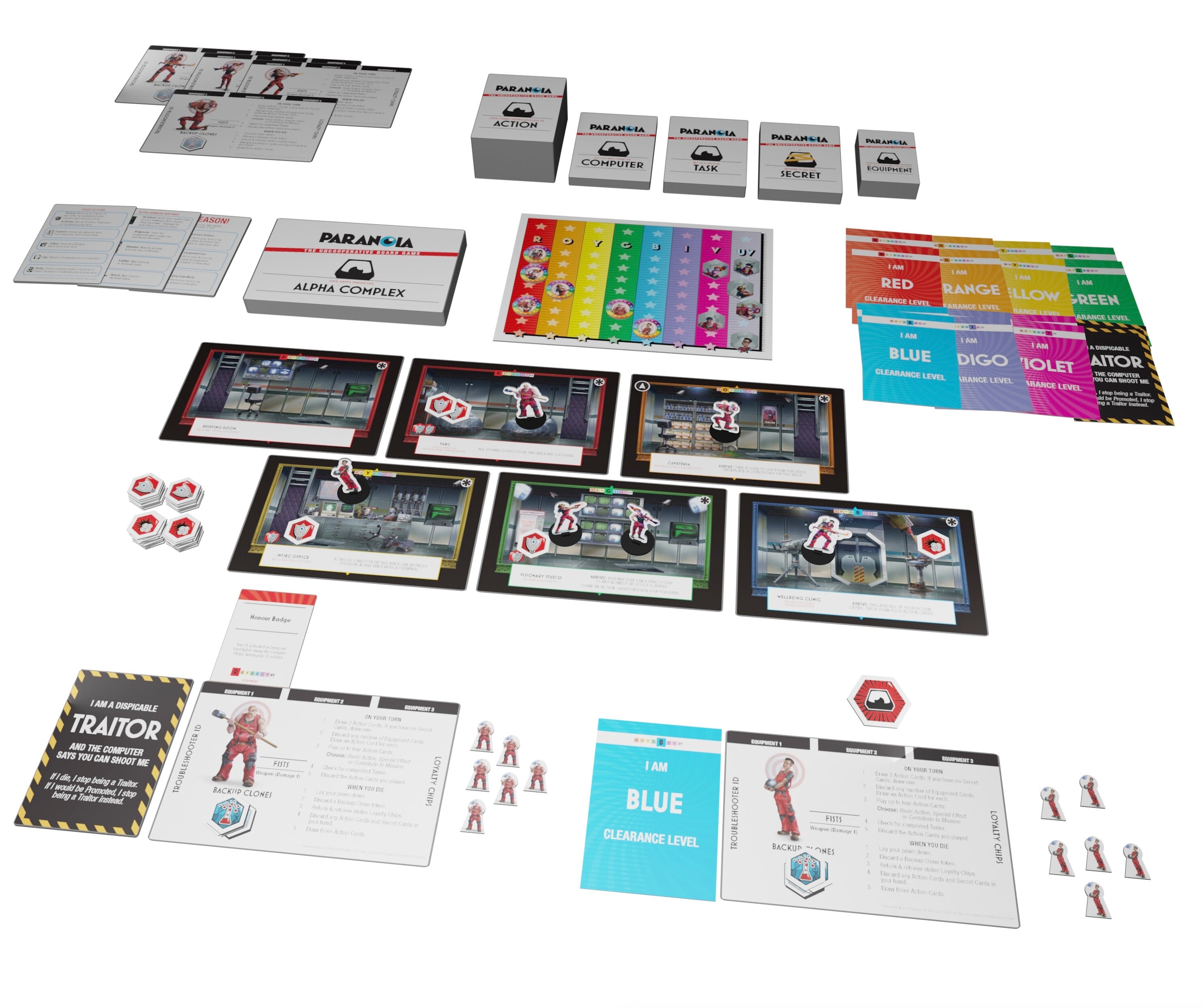 Modiphius Paranoia Uncooperative gioco da tavolo 2-6 giocatori