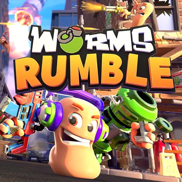 Team17 Worms Rumble videogioco battle royale 32 giocatori