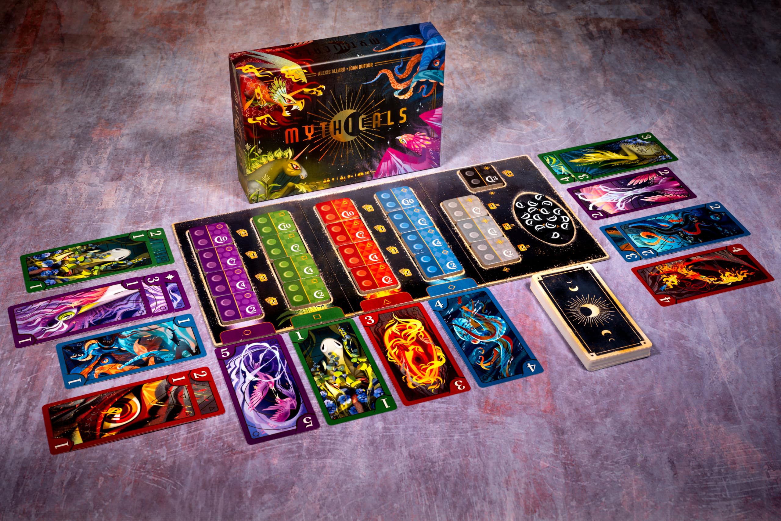 Asmodee Mythicals gioco carte duello 2 giocatori italiano