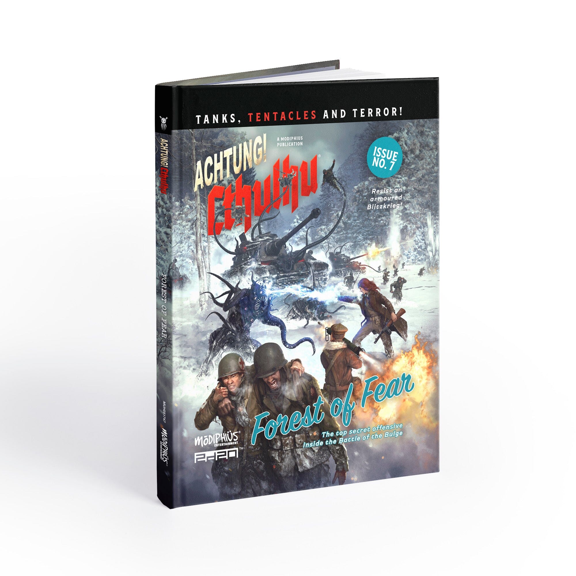 Modiphius Achtung! Cthulhu Forest of Fear avventura libro