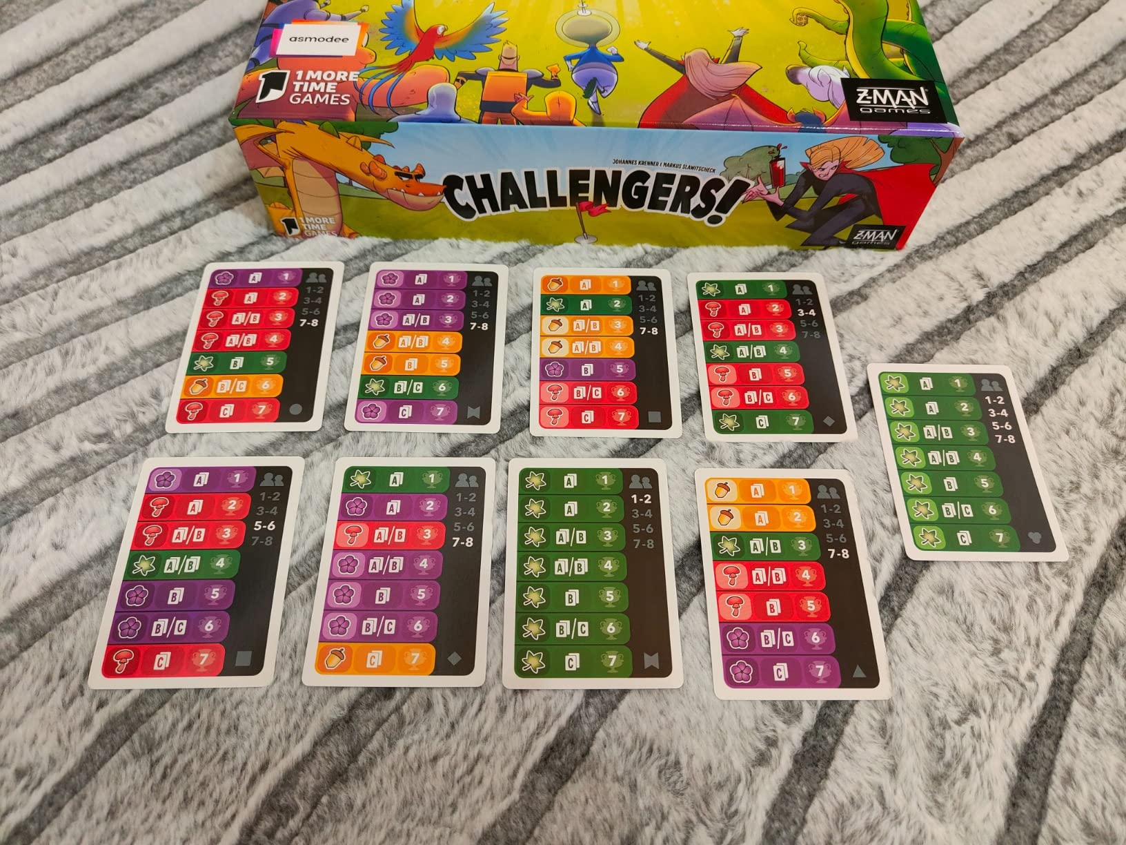 Asmodee Challengers gioco da tavolo edizione italiana 1-8 giocatori