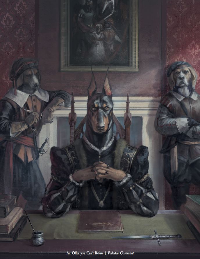 Modiphius Historia Artbook PDF gioco di ruolo Vesteria