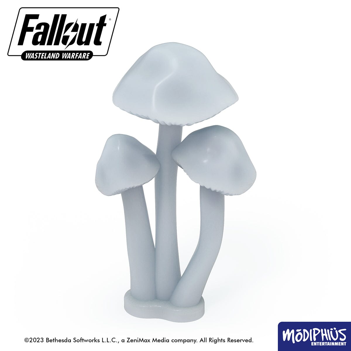Modiphius Fallout Wasteland Warfare Funghi STL 10 basette