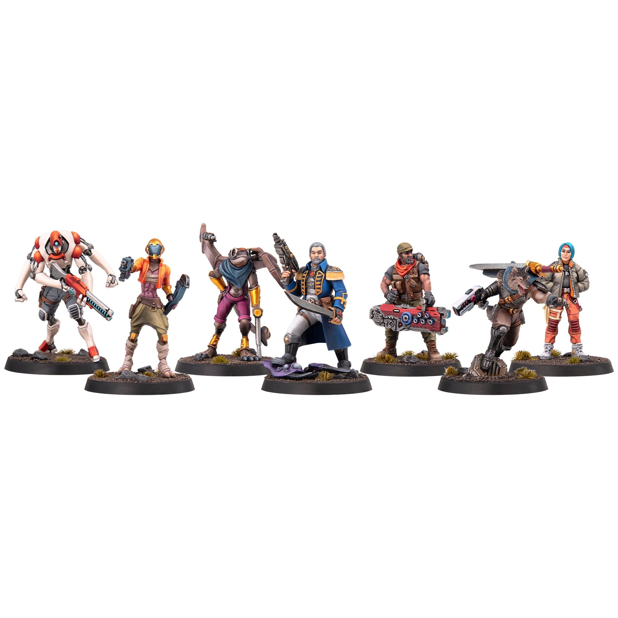 Modiphius Five Parsecs Bundle miniature 32mm Crew Owlman