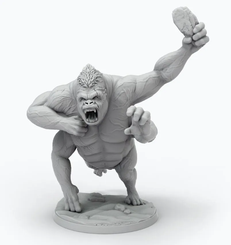 Modiphius John Carter White Ape miniatura STL 32mm