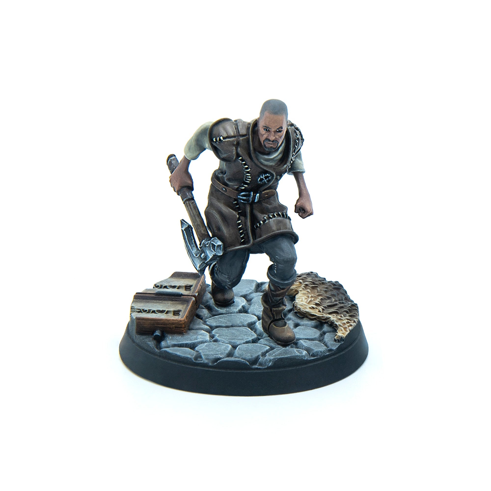 Elder Scrolls Call to Arms miniature Bandit Pillagers resina