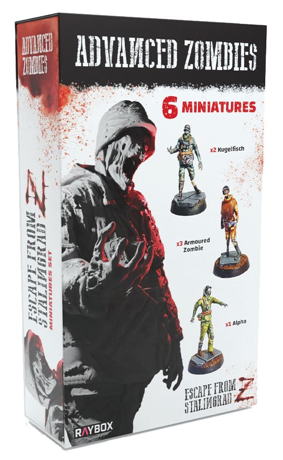 Modiphius Escape from Stalingrad Z Advanced Zombies miniature 6 pezzi