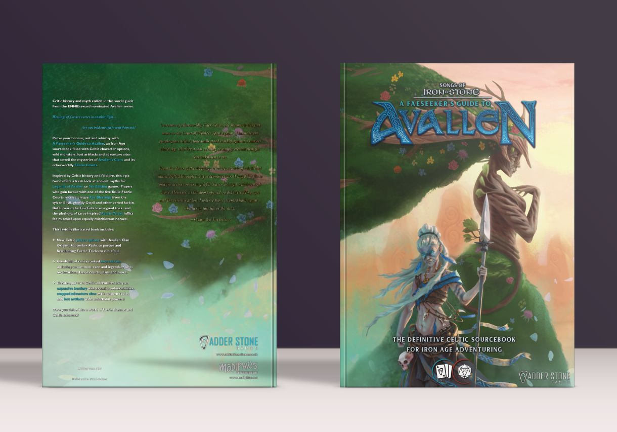 Modiphius Legends of Avallen Trilogia Bundle Gioco di Ruolo 3 Volumi