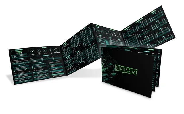 Modiphius RipCrypt Control Board plancia master 4 pannelli