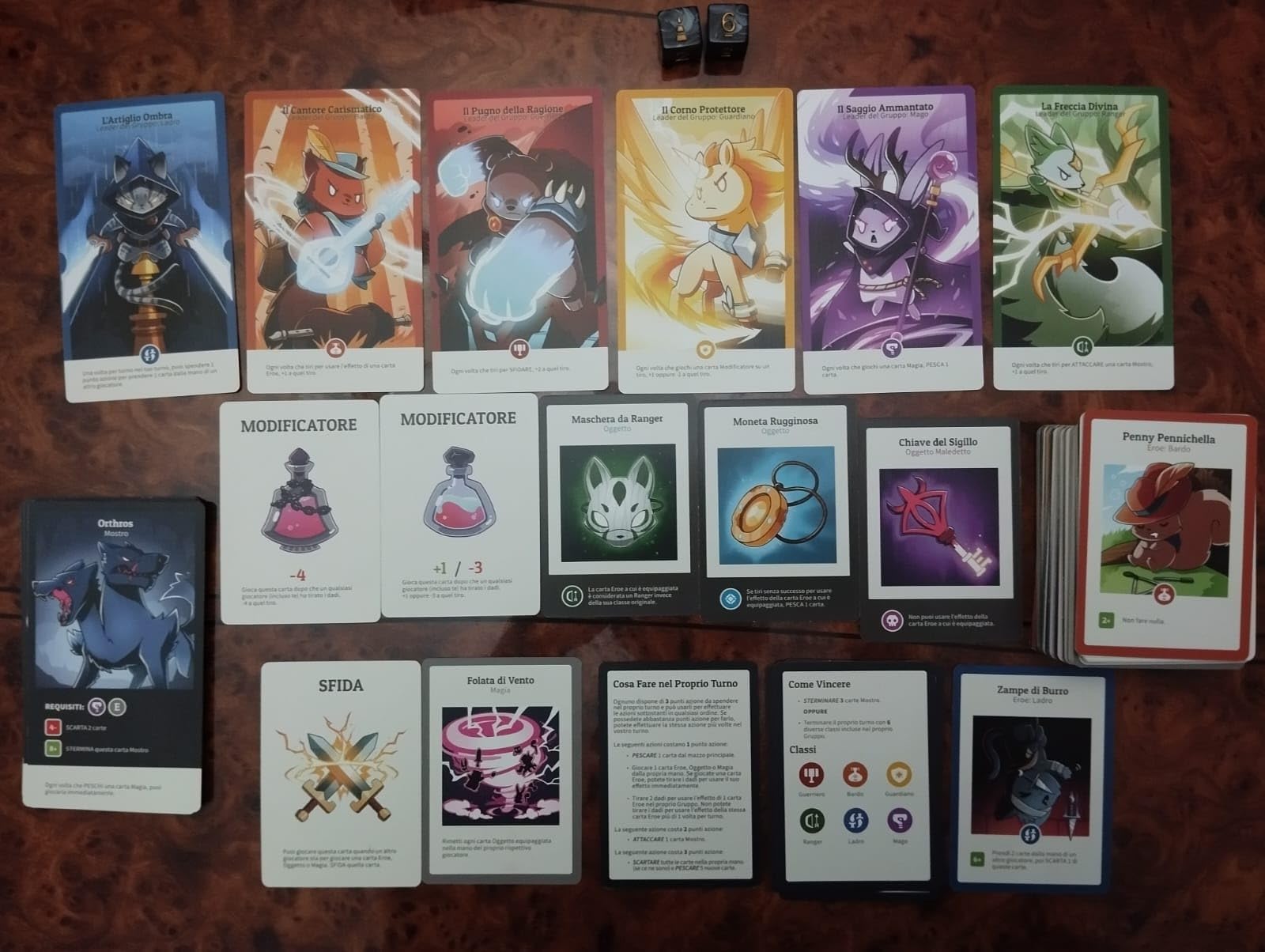 Asmodee Here to Slay gioco di carte base edizione italiana 2-6 giocatori