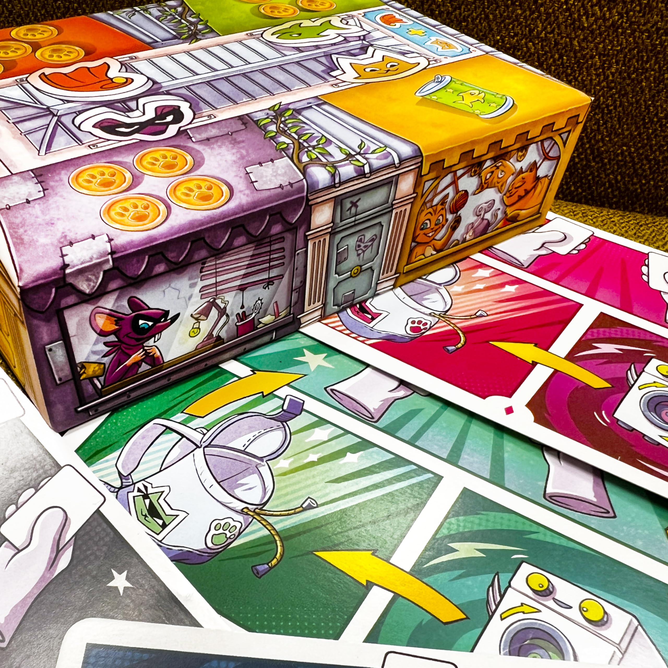 Asmodee Super Miao gioco da tavolo italiano deck-building 6+