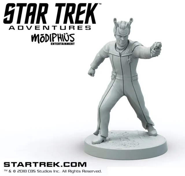 Modiphius Star Trek Adventures TNG Away Team Andorian Male file STL