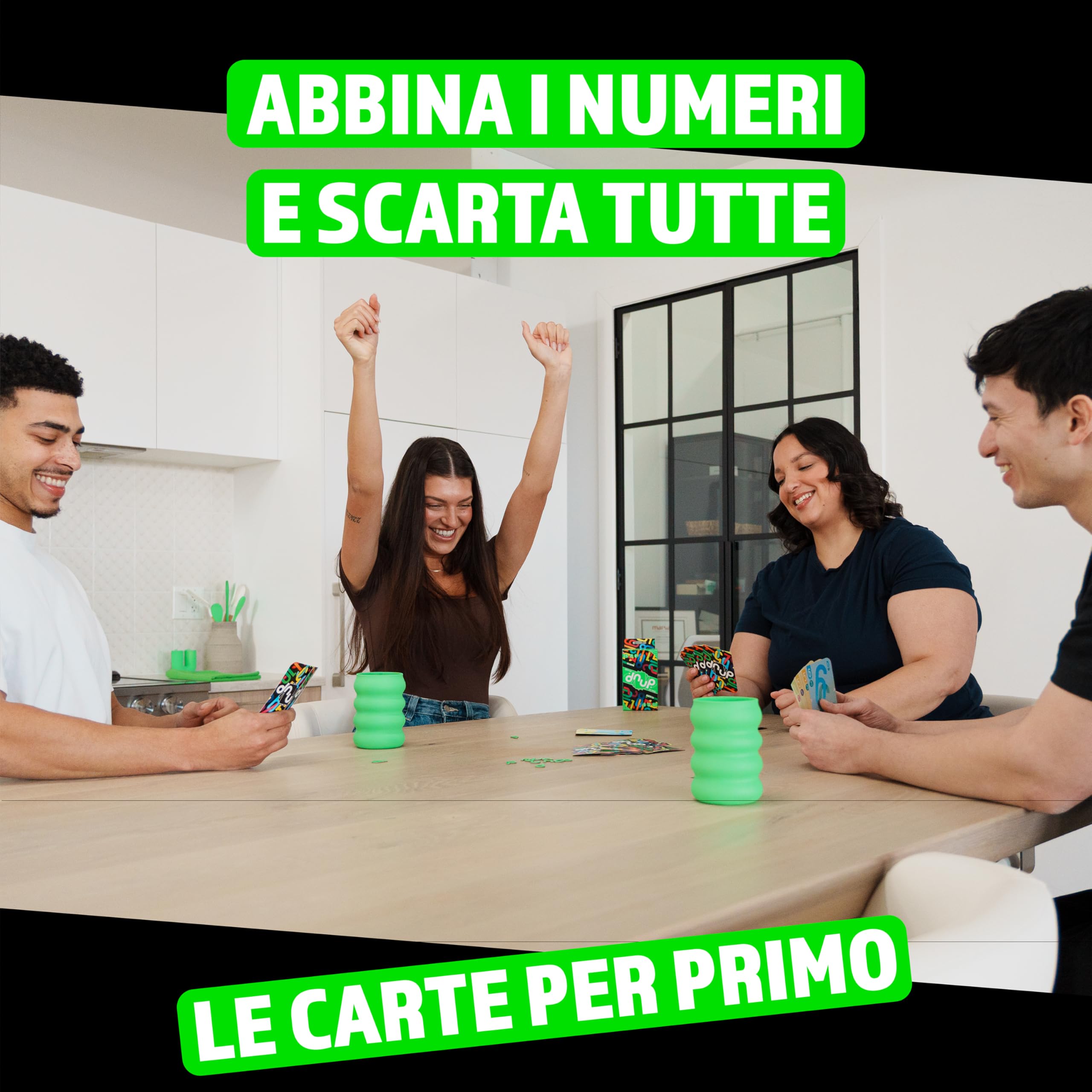 Asmodee Dnup Downup carte da gioco edizione italiana 15 min