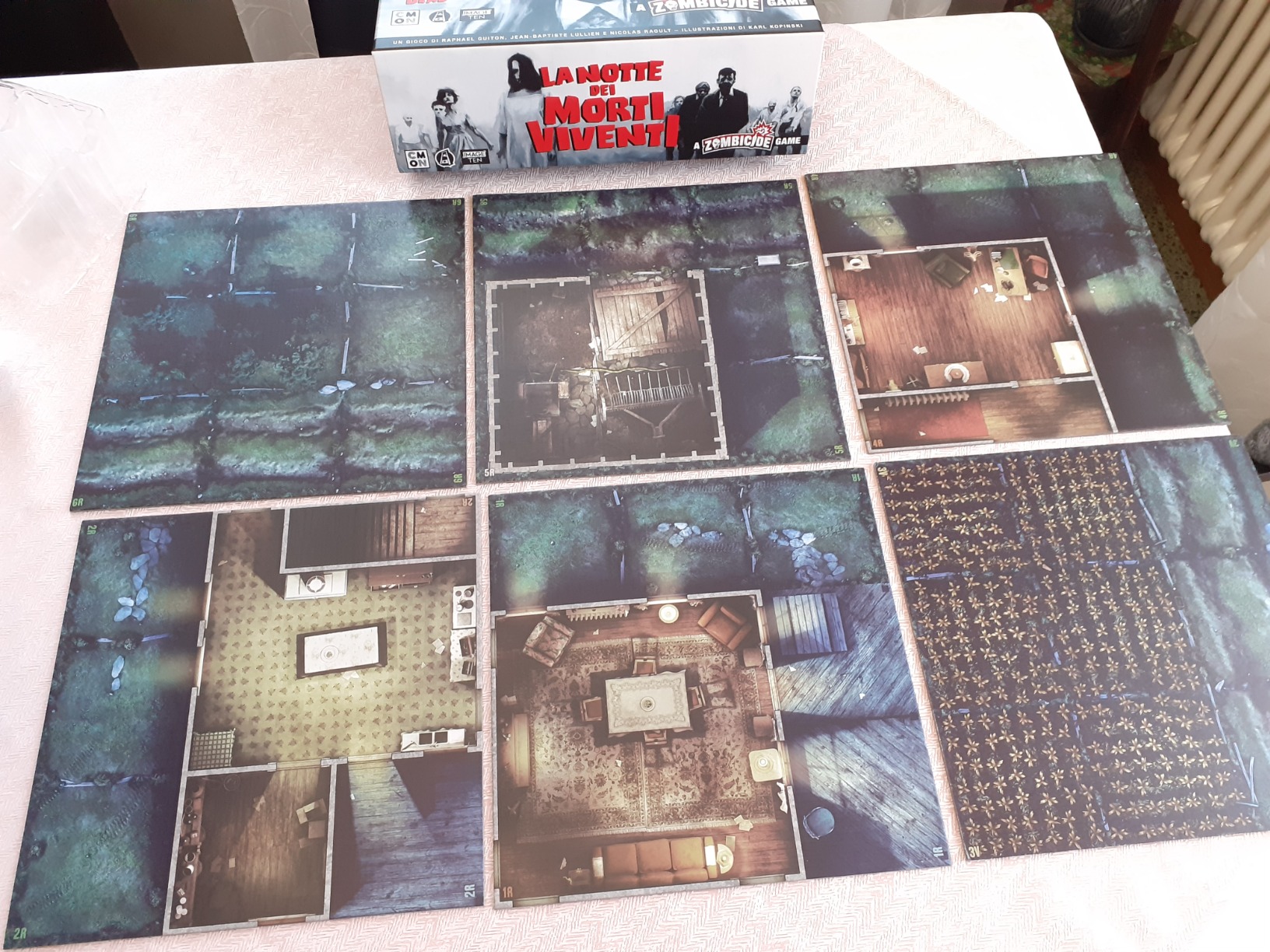 Asmodee Zombicide Notte dei Morti Viventi gioco cooperativo 1-6 giocatori