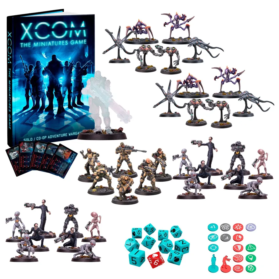 XCOM The Miniatures Game Plastic All-in Bundle Wargame Solo Co-op