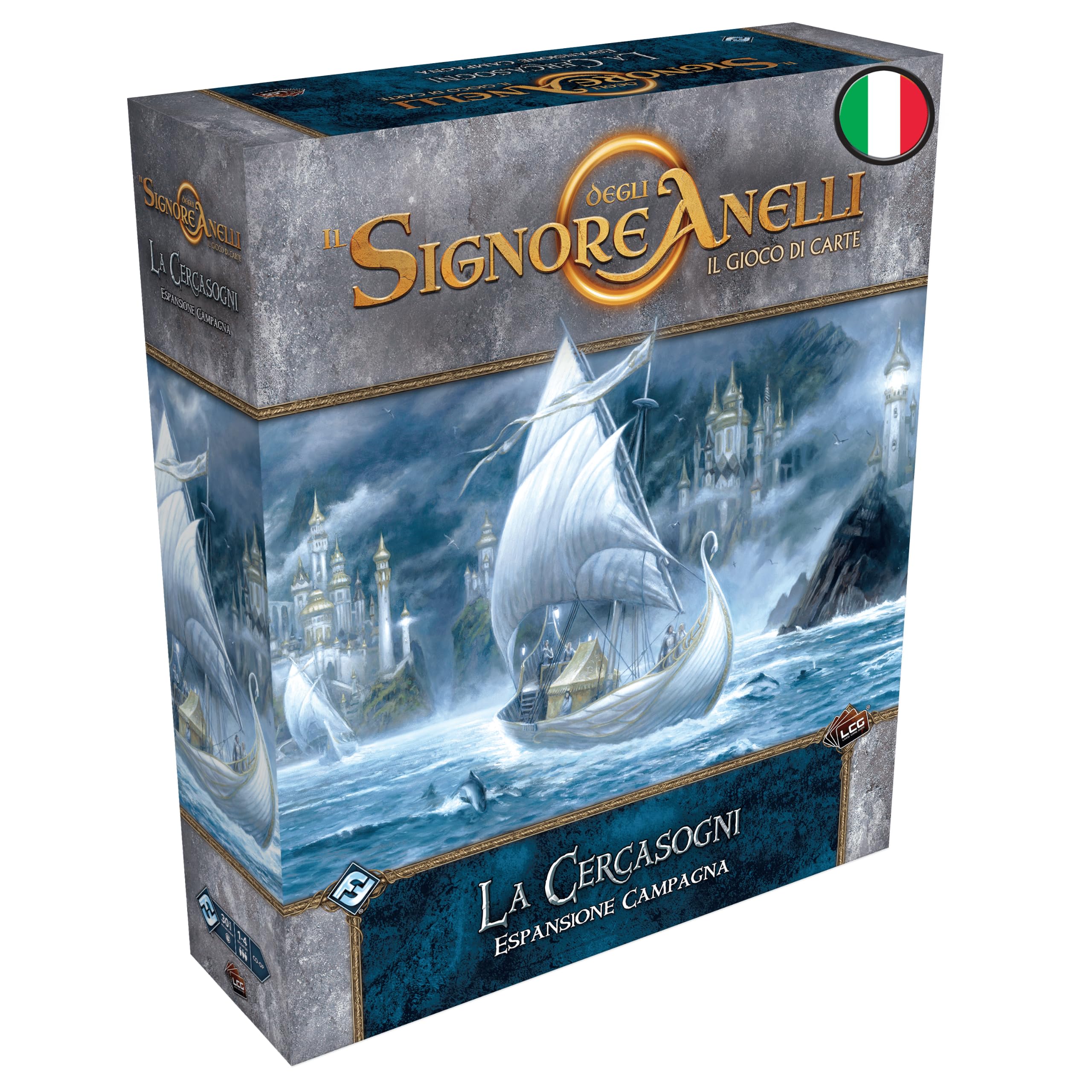 Asmodee Il Signore degli Anelli La Cercasogni espansione campagna carte