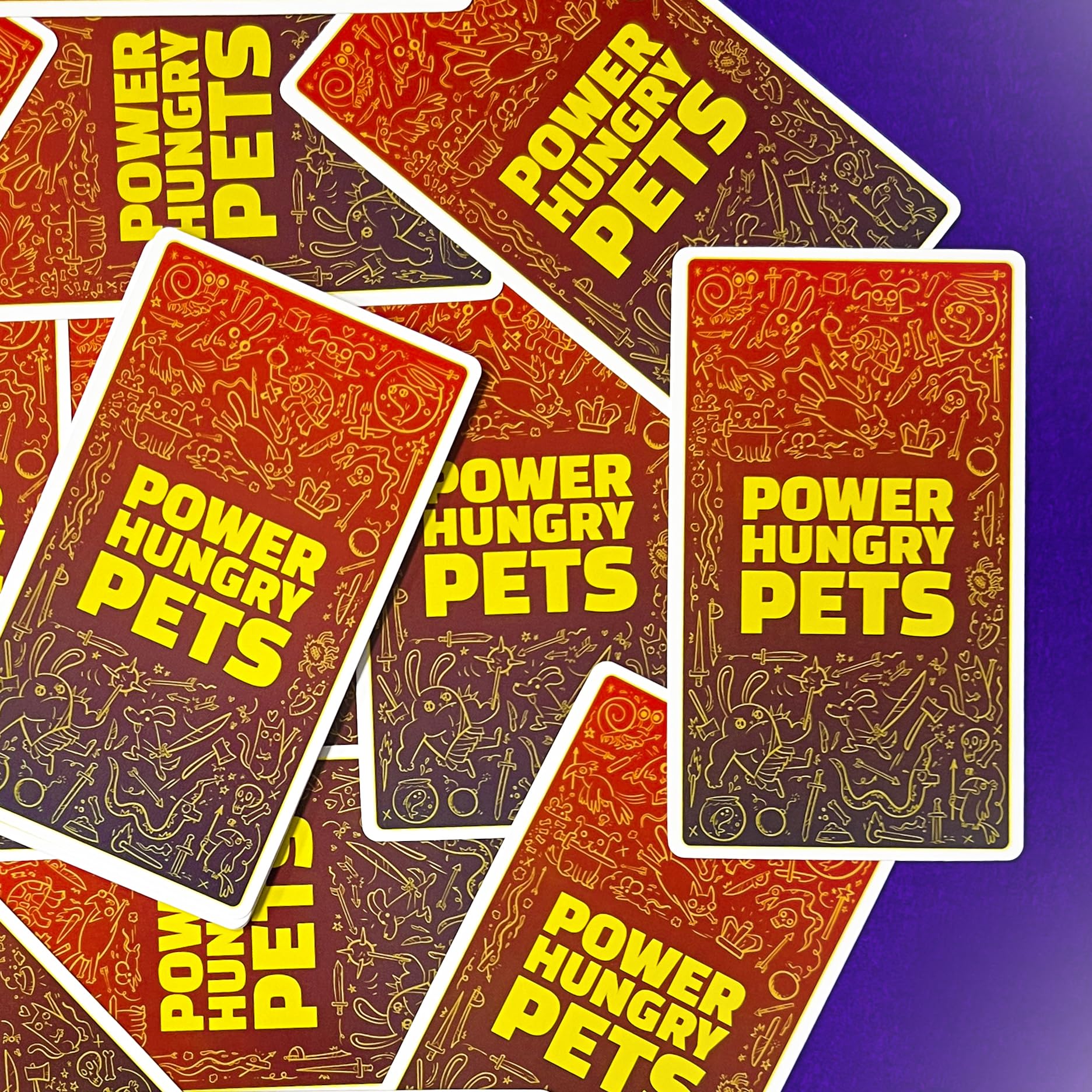 Asmodee Power Hungry Pets gioco di carte famiglia 2-6 giocatori