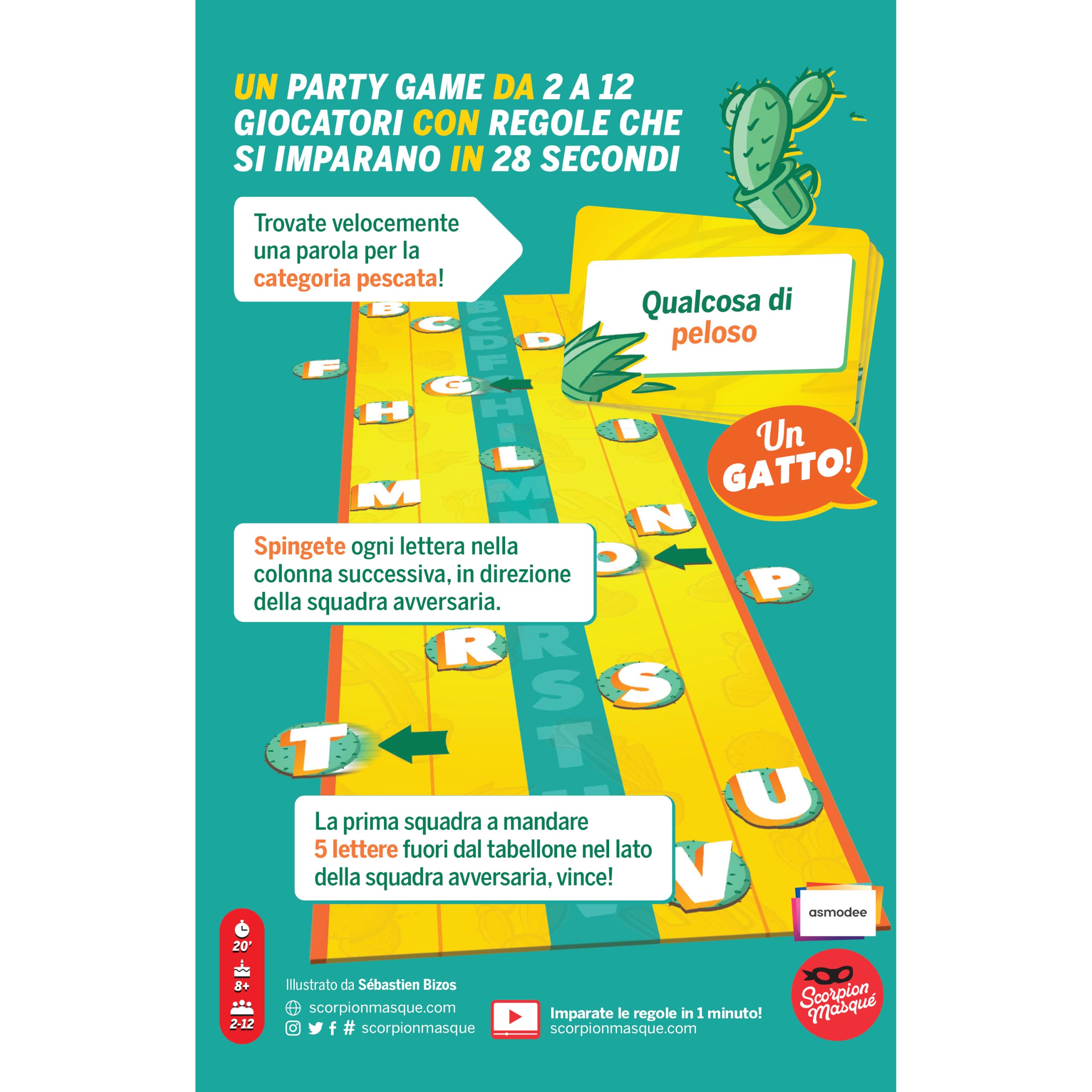 Asmodee Party Games Parola Per Parola gioco di parole 2-12