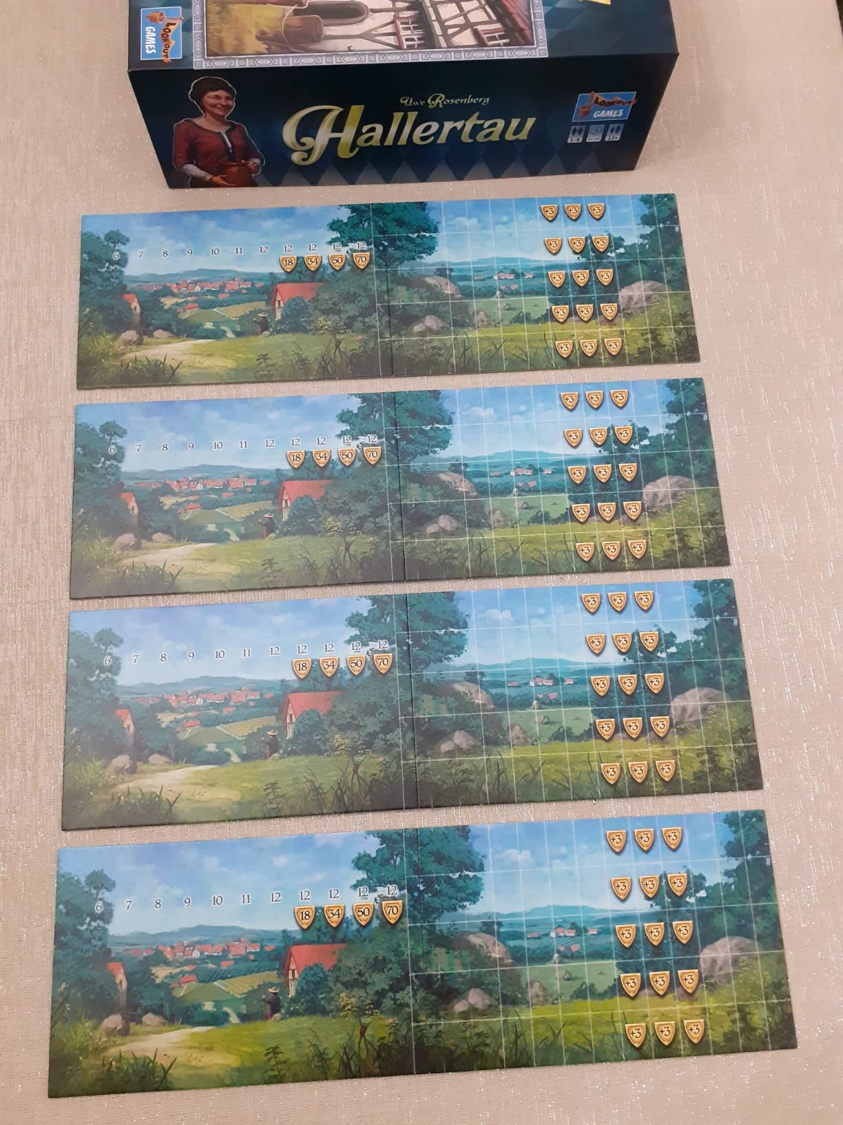 Asmodee Hallertau gioco da tavolo gestionale 1-4 giocatori