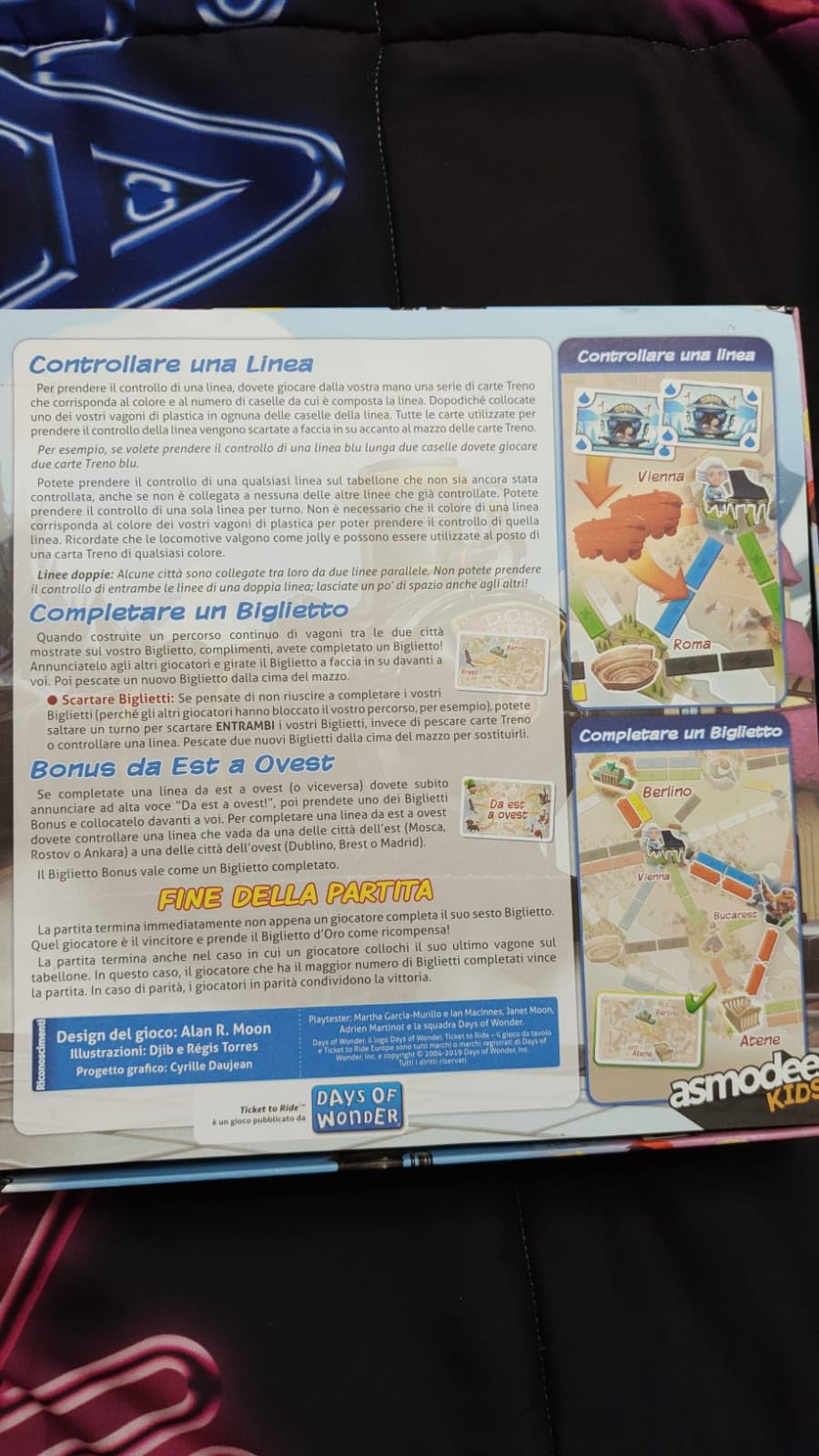 Ticket to Ride Primo Viaggio Europa gioco da tavolo 6+ anni