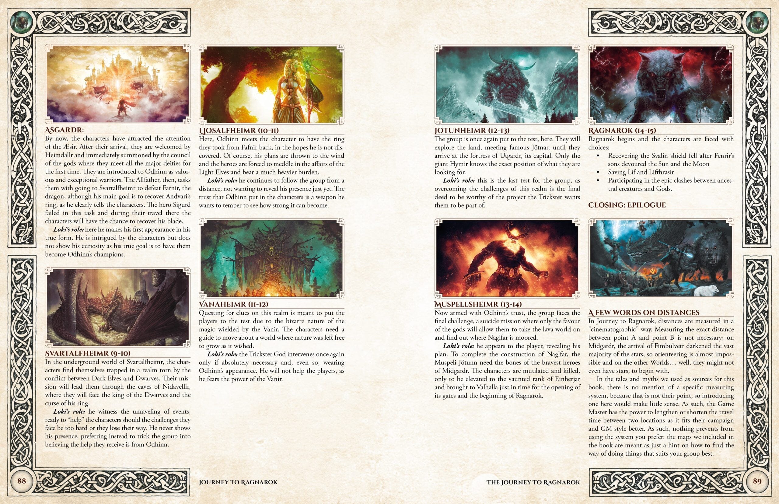 Journey to Ragnarok Corebook Deluxe Libro Gdr 5E Mitologia Norrena