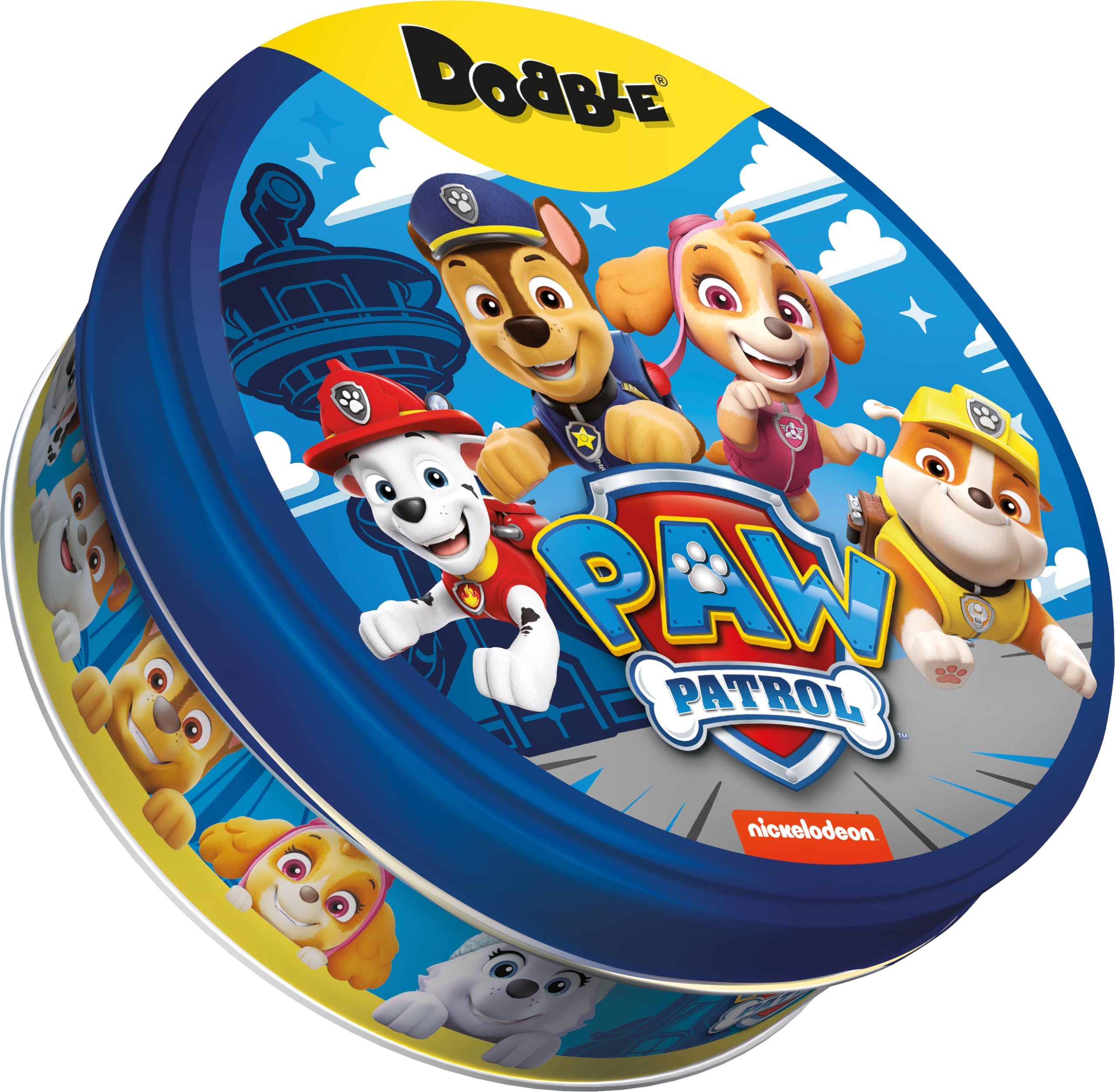 Asmodee Dobble Paw Patrol Blu Gioco di Carte 2-8 giocatori