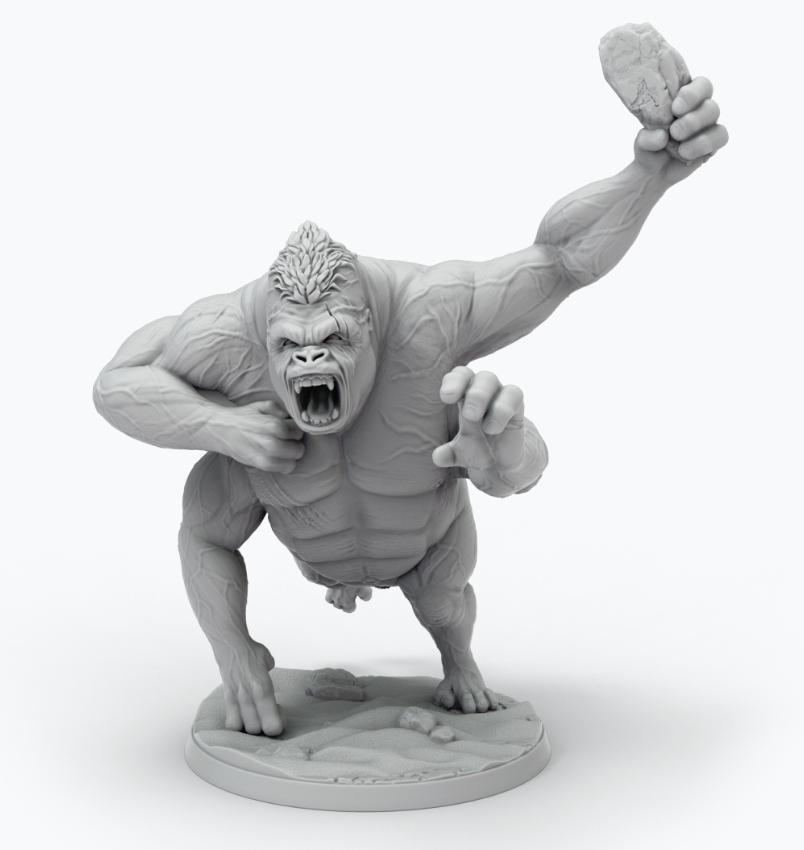 Modiphius John Carter White Ape miniatura STL 32mm