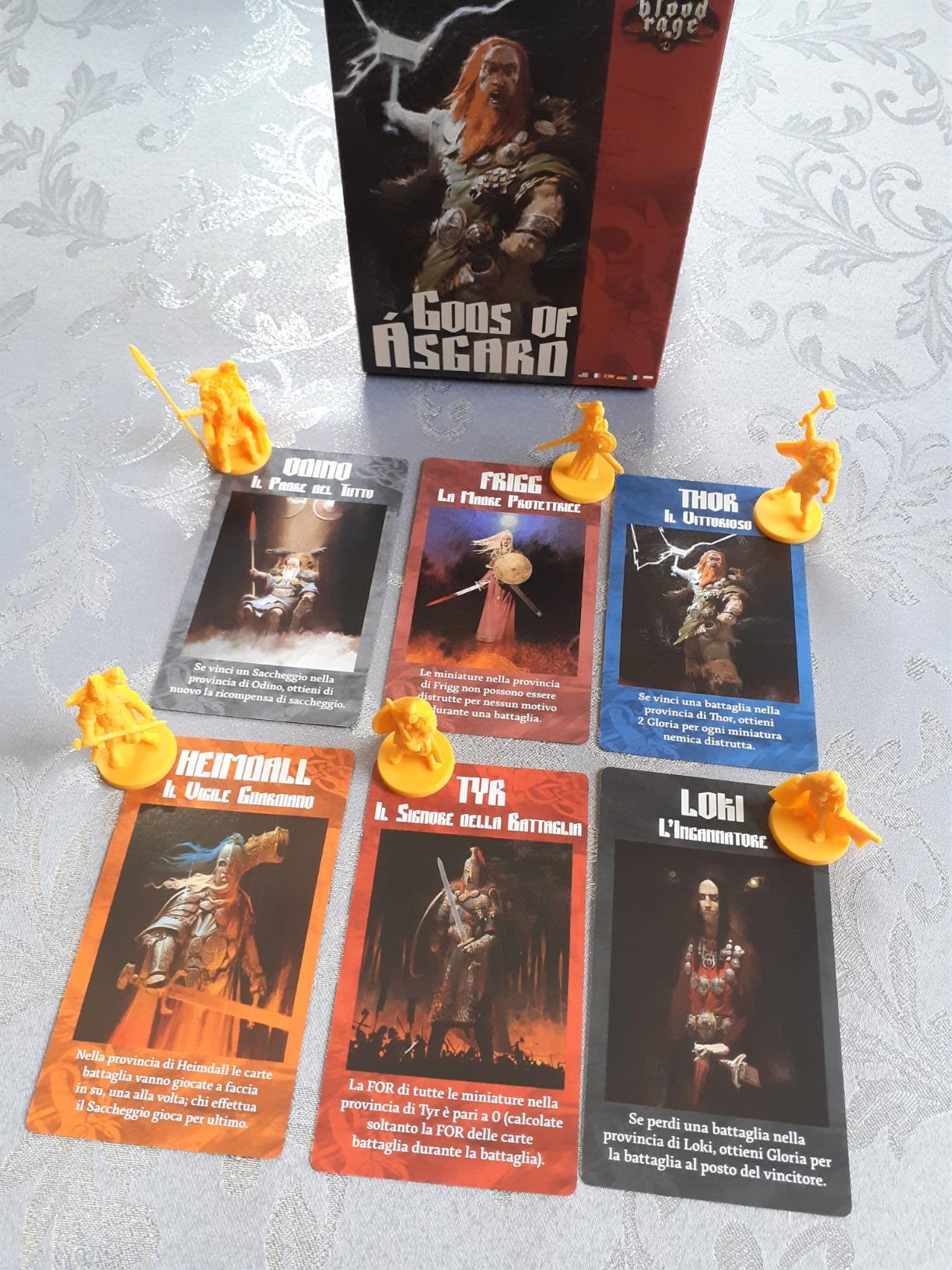 Asmodee Blood Rage Dèi di Asgard espansione 2-4 giocatori