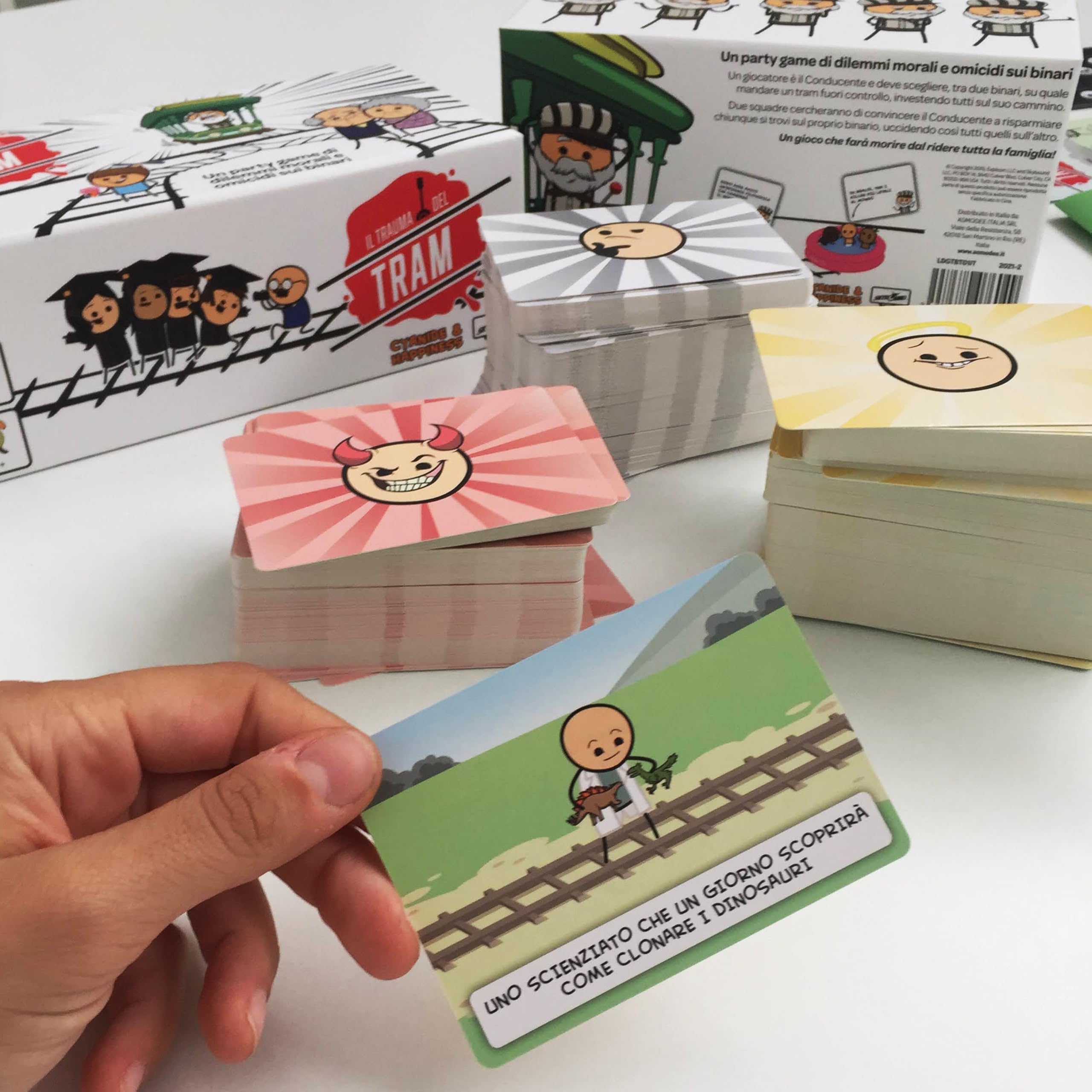Asmodee Il Trauma del Tram party game edizione italiana 3-13 giocatori