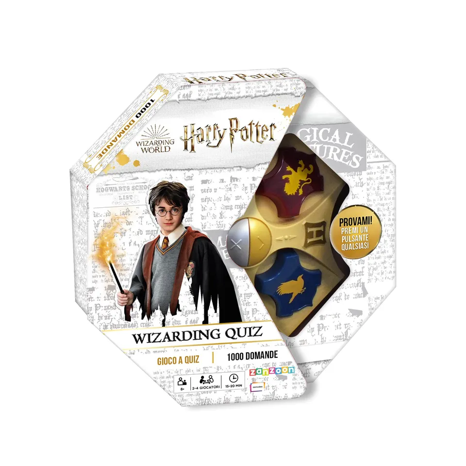 Asmodee Wizarding Quiz Gioco Quiz Harry Potter 2-4 Giocatori