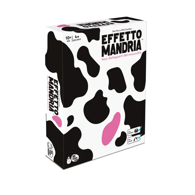 Asmodee Effetto Mandria party game carte pezzato italiano 4-20 giocatori