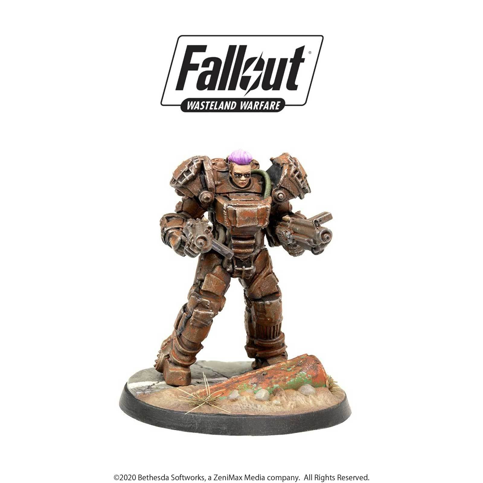 Modiphius Fallout Wasteland Warfare Raiders Core Set 7 miniature