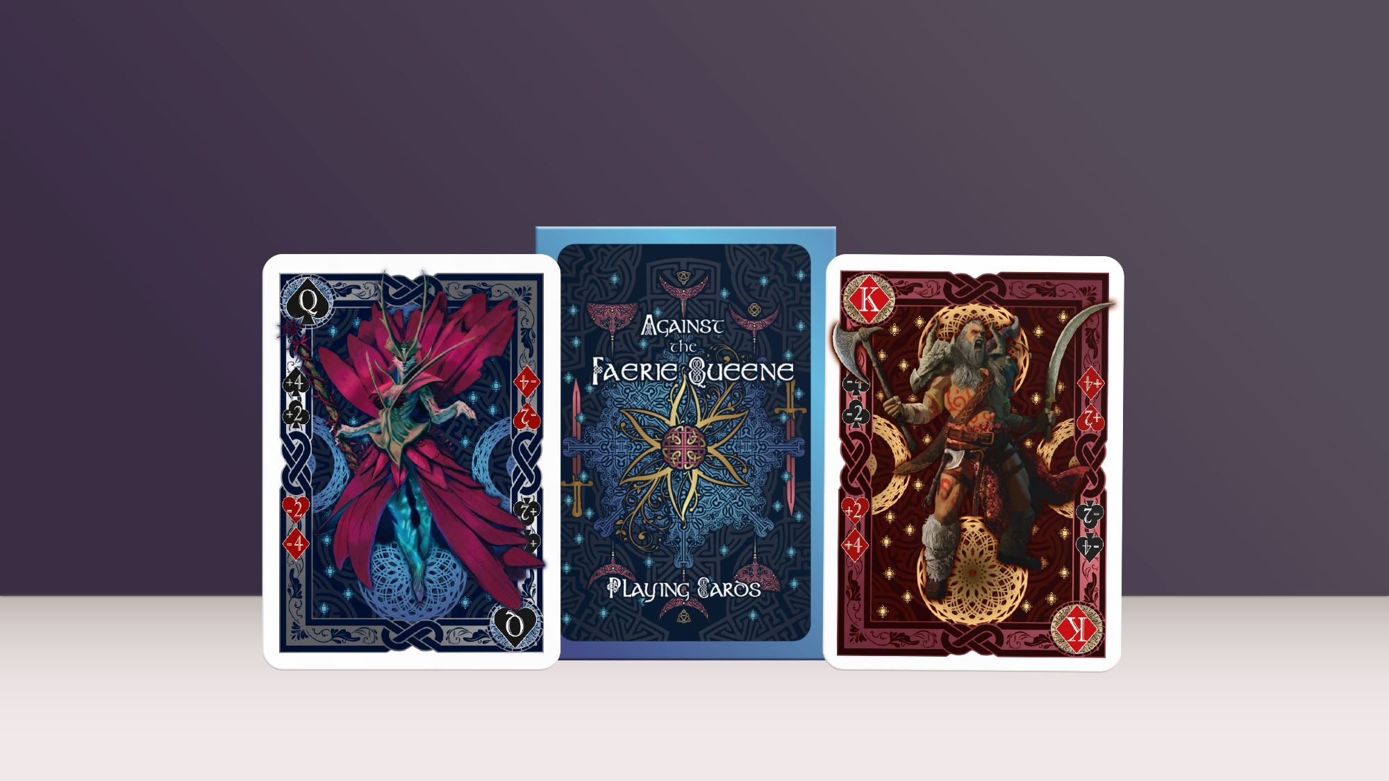 Legends of Avallen Against Faerie Queene carte da gioco foil