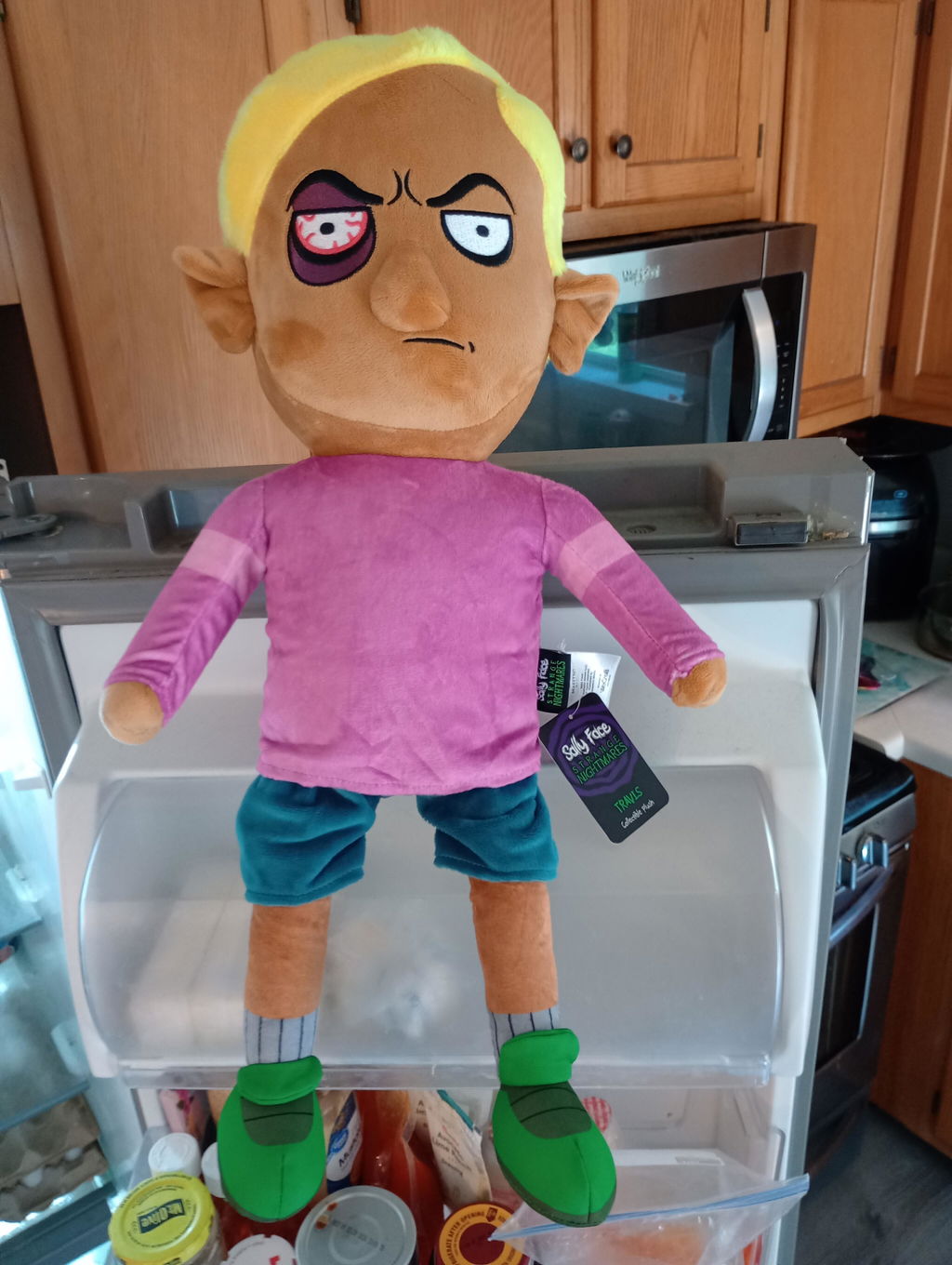 Maestro Media Plush Sally Face Travis peluche 10 pollici morbido