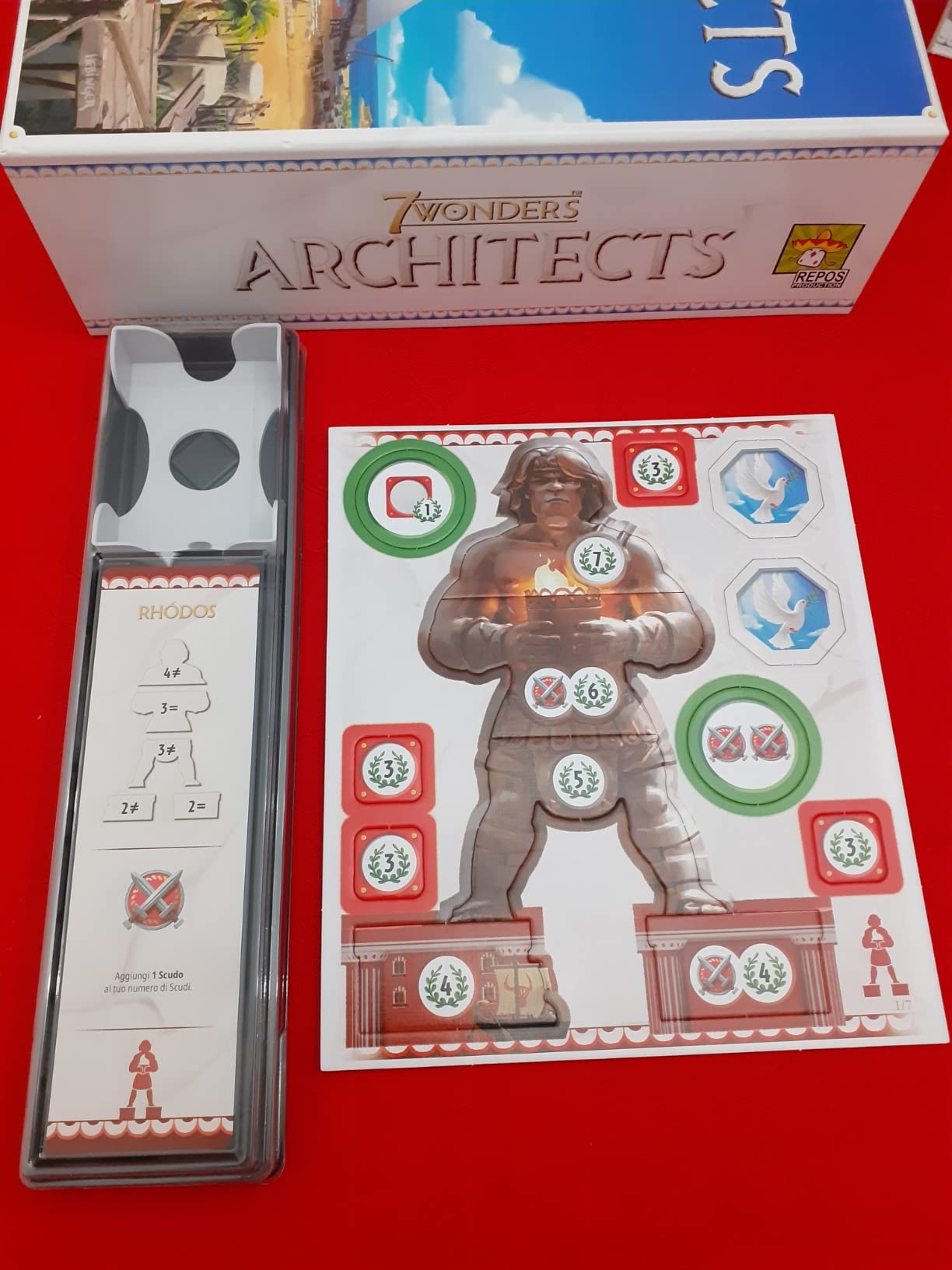 Asmodee 7 Wonders Architects Gioco Base Gioco da Tavolo