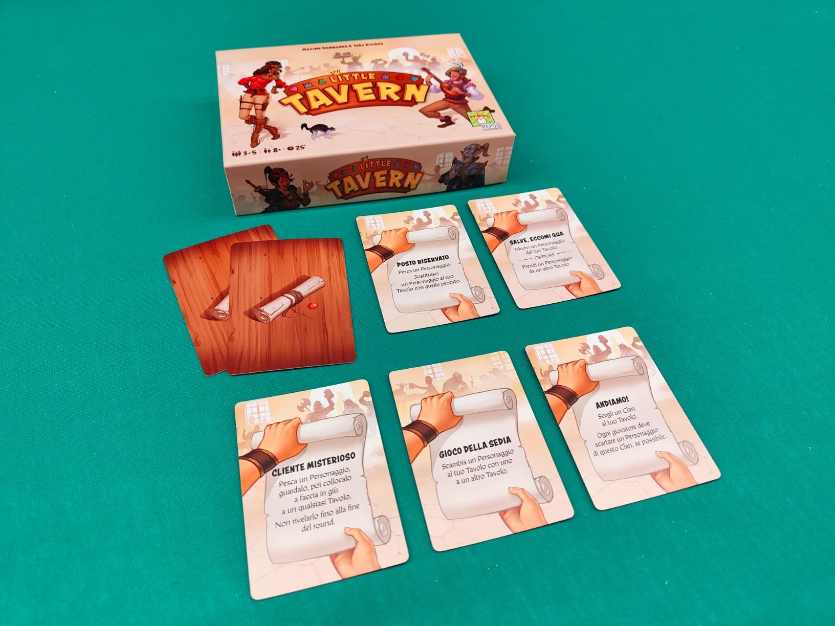 Asmodee Little Tavern gioco da tavolo italiano 3-5 giocatori
